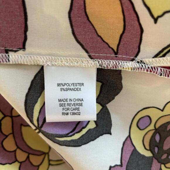 ModCloth Womens Size Small Medium Multicolor Artsy Open Tunic Cardigan Kimono - Picture 7 of 7